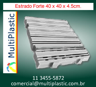 Estrado Plastico 400X400X45mm